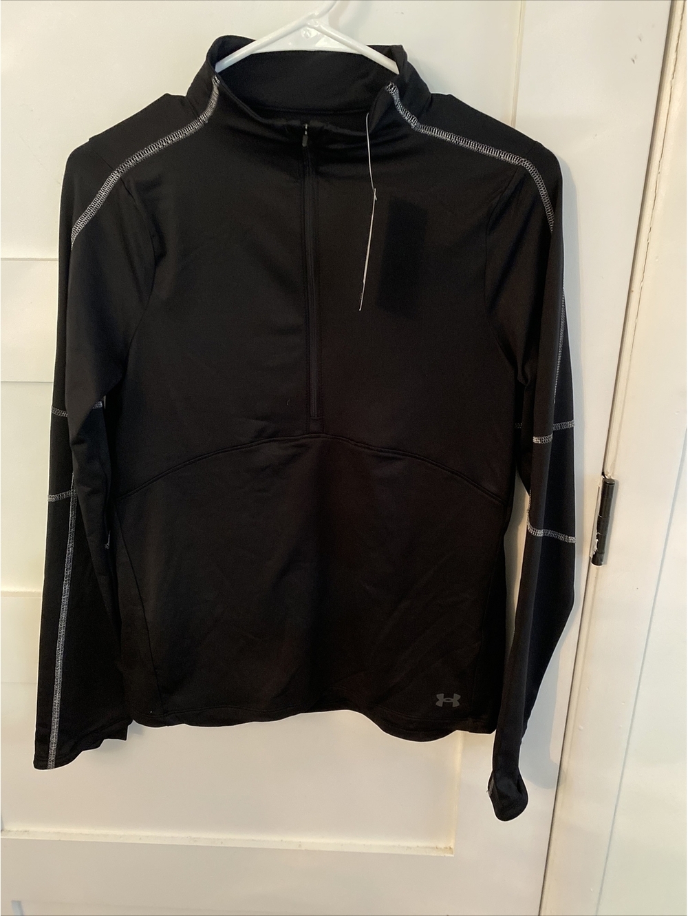 Women’s Under Armour Half Zip Pullover Lught Black Size S/P